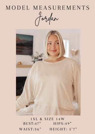 Classic Henley Top in white