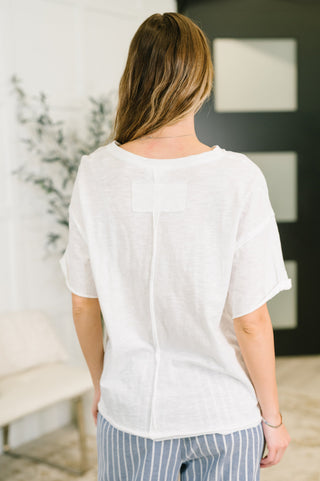 Your Relaxed Heather Tee in Ivory