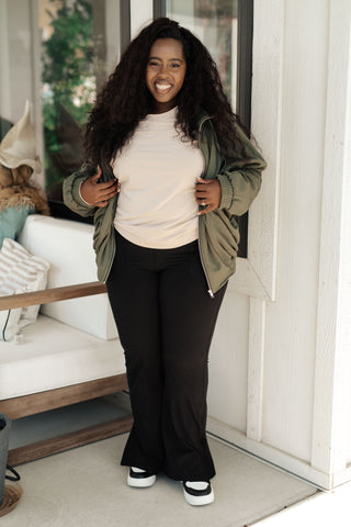 North Shore Zip Hoodie in Olive