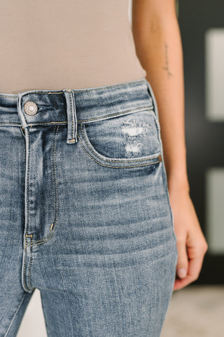Judy Blue High Rise Bootcut with Fray Hem