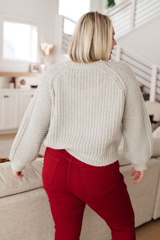 Coast Along Balloon Sleeve Sweater