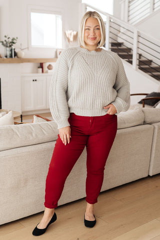 Coast Along Balloon Sleeve Sweater