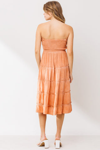 Tiered Convertible Skirt Dress