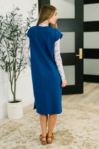Your Favorite Casual Dress in Light Navy