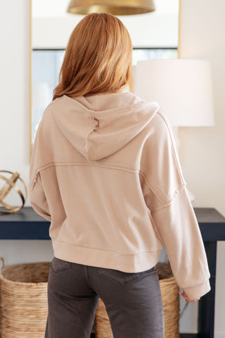 Sea Side Hoodie in Beige