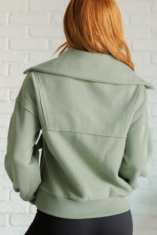 Easy Half-Zip in Sage