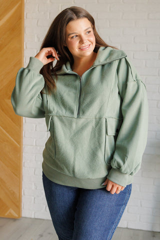 Easy Half-Zip in Sage