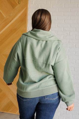Easy Half-Zip in Sage