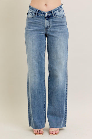 V-Front Baggy Jeans