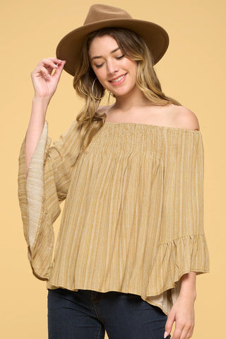 Off the Shoulder Woven Top