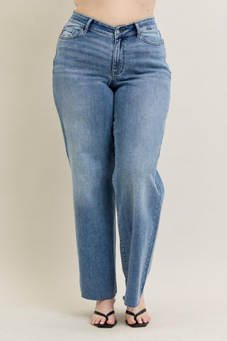 V-Front Baggy Jeans