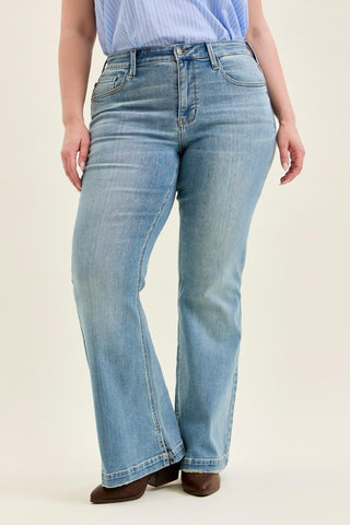 Judy Blue Mid Rise Flare Jeans