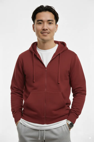 Hawk's Bay Unisex Fleece Zipper Hoodie