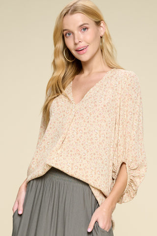 Floral Printed Woven Top