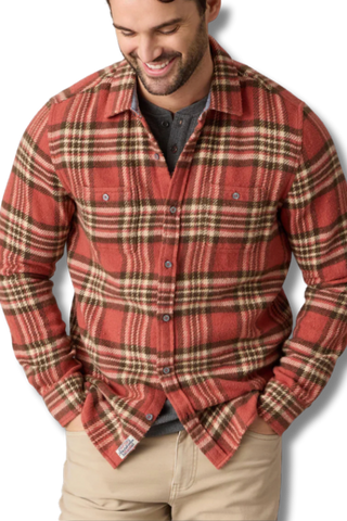 Flag & Anthem Seabrook Long Sleeve Vintage Wash Flannel Shirt