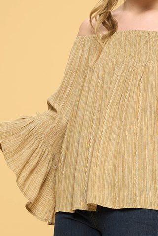 Off the Shoulder Woven Top