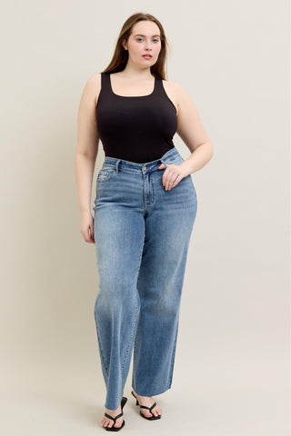 V-Front Baggy Jeans