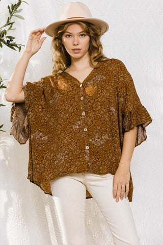 Butterscotch Oversized Top