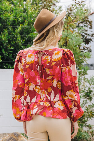 Round Neckline Babydoll Top