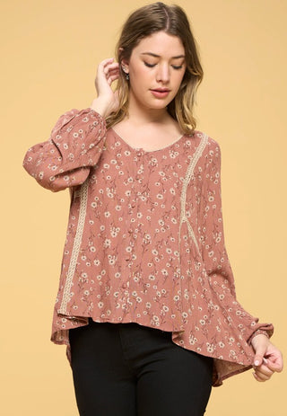 Lace V-Neck Top