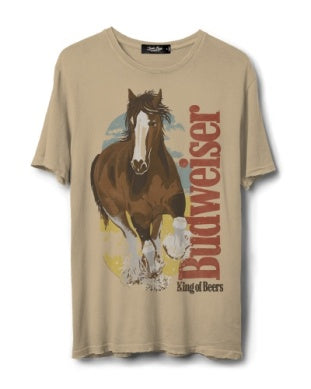 Junk Food Budweiser Clydesdale Vintage Tee