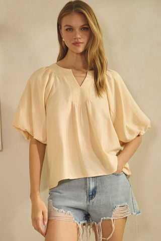 Puff Sleeve Blouse