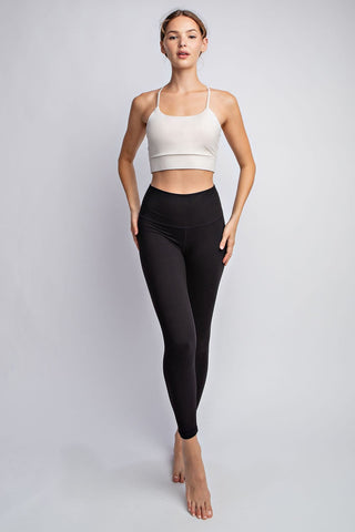 Two Line Yoga Stitch Full Length Leggings