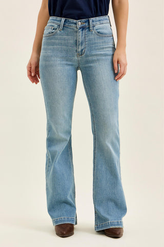 Judy Blue Mid Rise Flare Jeans