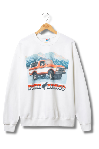 Junk Food FORD Bronco Flea Market Fleece Sweatshirt