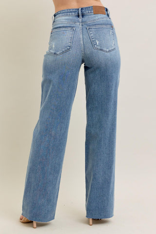 V-Front Baggy Jeans