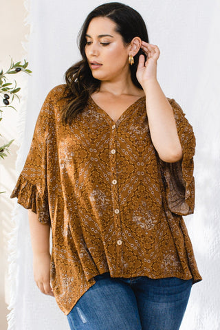 Butterscotch Oversized Top
