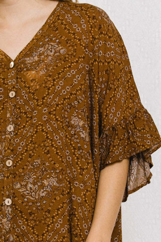 Butterscotch Oversized Top