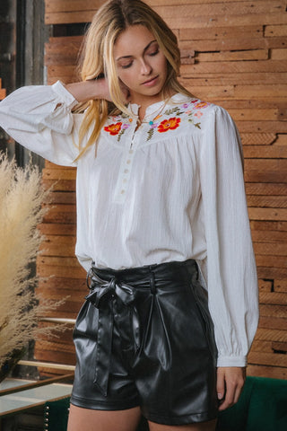 Textured Solid Long Sleeve