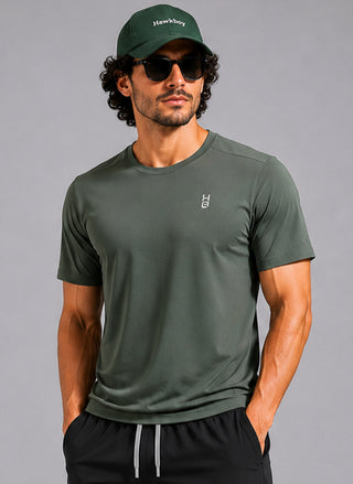 Hawk's Bay Mens Metal Vent Tech Short-Sleeve Performance Shirt