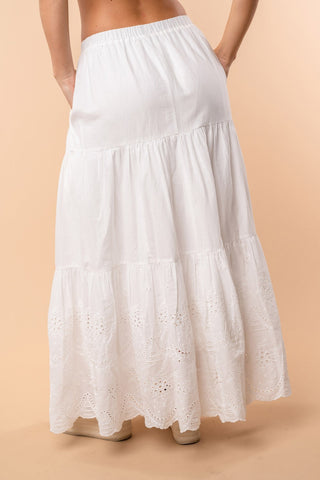 High Wasted Solid Skirt