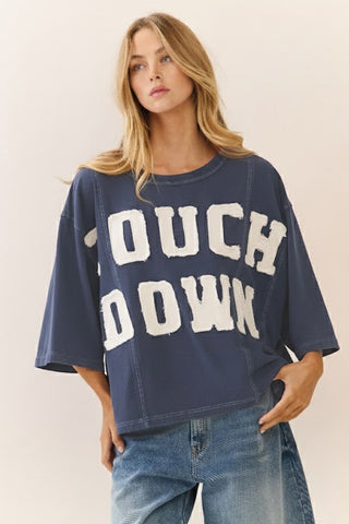 Acid Wash Oversized Short Sleeve