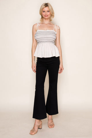 Sleeveless Solid Knit Top
