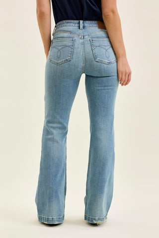 Judy Blue Mid Rise Flare Jeans