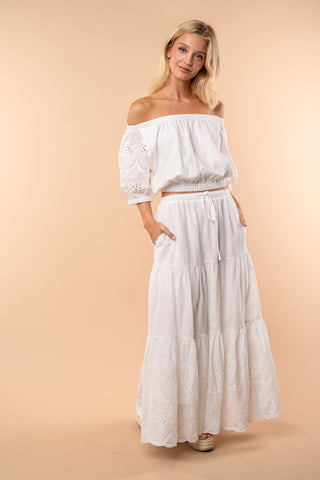 High Wasted Solid Skirt
