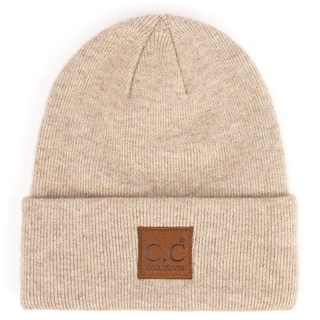 Unisex Heather Knit Classic Beanie Hat