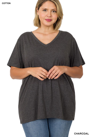 Boyfriend V Neck Tee Shirt