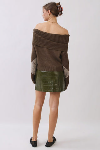 Argyle Knit Sweater