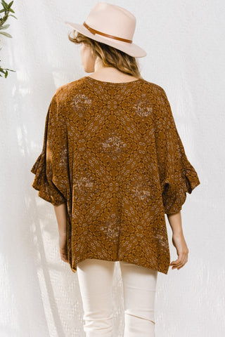 Butterscotch Oversized Top