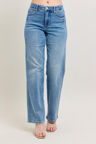 Judy Blue Midrise Tummy Control Vintage Straight Jeans
