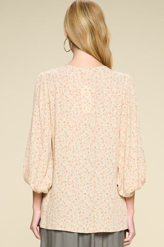 Floral Printed Woven Top