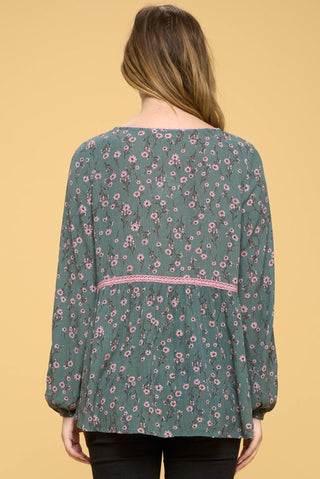 Lace V-Neck Top