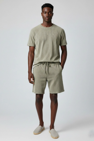 Hawk's Bay Mens Knit Textured Shorts