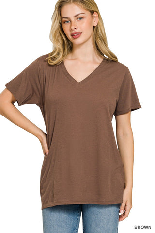 Boyfriend V Neck Tee Shirt