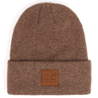 Unisex Heather Knit Classic Beanie Hat