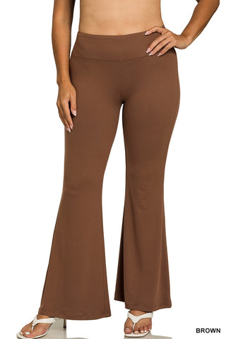 Yoga Pants Brushed Microfiber Flare
